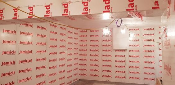 A PVC Panel Installed Room With Wrap