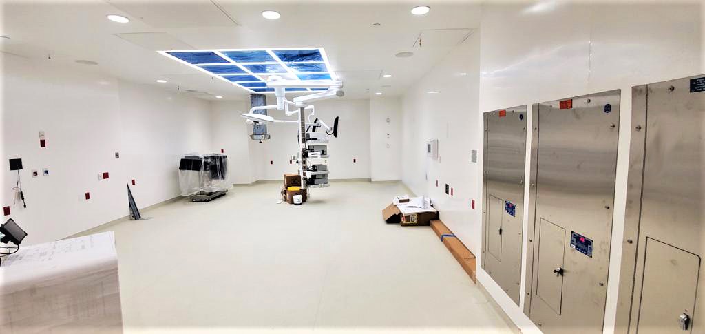 A Hospital Unit With White Walled and Sterile Space
