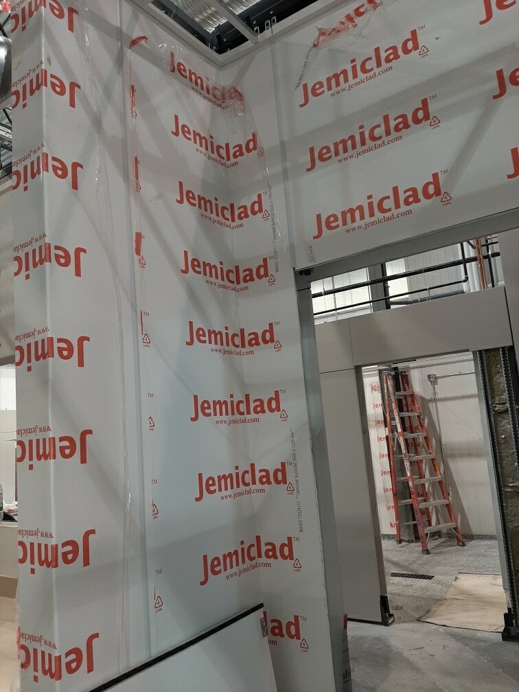A White Color PVC Walls With Label
