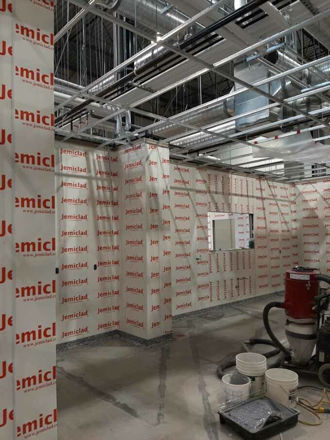 A PVC Wall Space for a Commercial Area